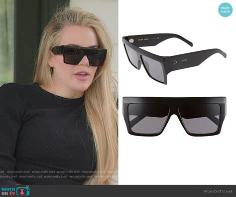 kardashians wearing celine sunglasses|What Sunglasses Is Khloe Kardashian Wearing in .